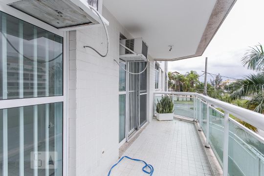 Varanda de apartamento para alugar com 2 quartos, 80m² em Recreio dos Bandeirantes, Rio de Janeiro