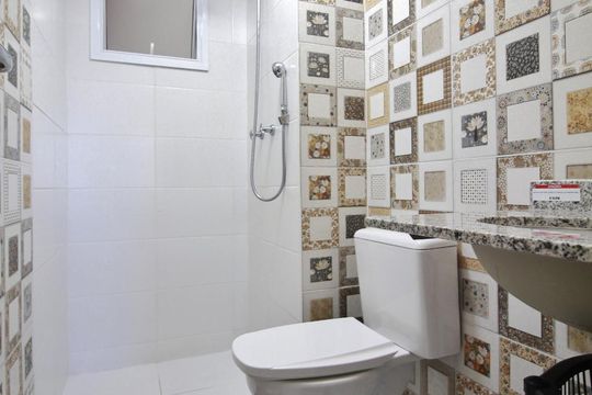Banheiro de apartamento à venda com 3 quartos, 70m² em Jardim Parque Morumbi, São Paulo
