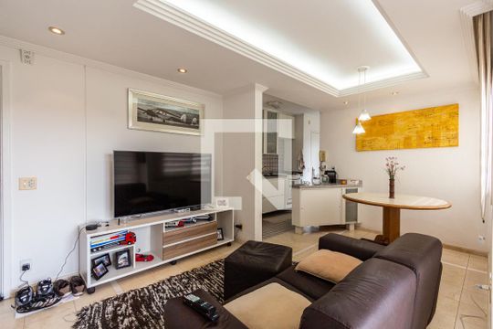 Sala de apartamento à venda com 2 quartos, 57m² em Paraíso do Morumbi, São Paulo