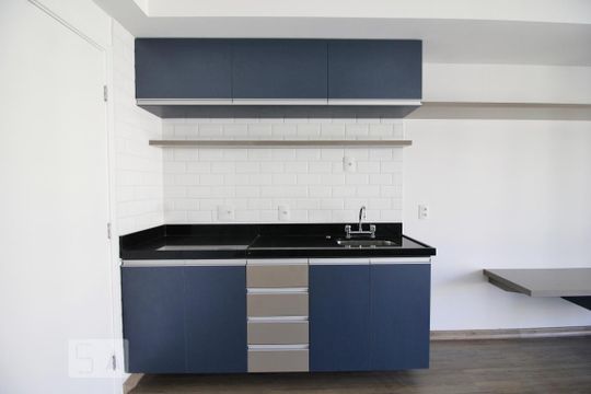 Cozinha de apartamento à venda com 1 quarto, 39m² em Panamby, São Paulo