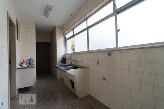 Área serviço de apartamento à venda com 4 quartos, 317m² em Carmo, Belo Horizonte