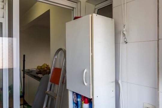 Área de serviço de apartamento à venda com 2 quartos, 78m² em Pompeia, São Paulo
