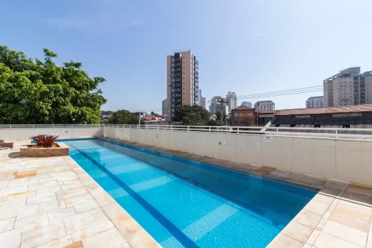 Piscina de apartamento à venda com 2 quartos, 78m² em Pompeia, São Paulo