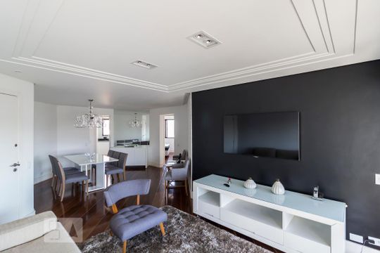 Sala de apartamento para alugar com 3 quartos, 130m² em Perdizes, São Paulo