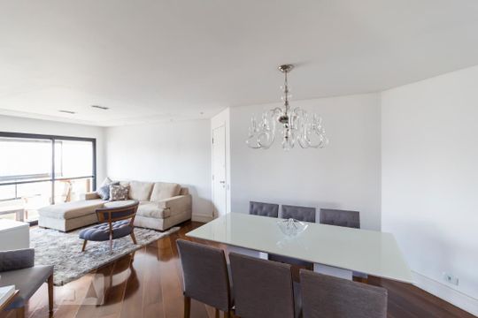 Sala de apartamento para alugar com 3 quartos, 130m² em Perdizes, São Paulo