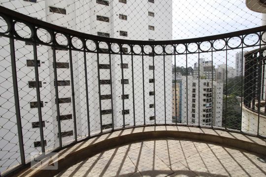 Varanda quarto 3 de apartamento à venda com 4 quartos, 187m² em Vila Andrade, São Paulo
