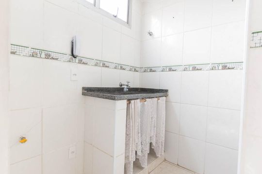 Cozinha de apartamento para alugar com 1 quarto, 41m² em Centro, Campinas