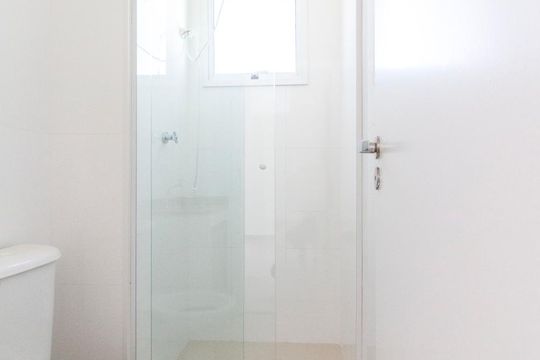 Box do Banheiro Social  de apartamento para alugar com 2 quartos, 50m² em Chácara Califórnia, São Paulo