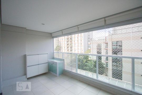 Varanda de apartamento para alugar com 1 quarto, 42m² em Brooklin Paulista, São Paulo