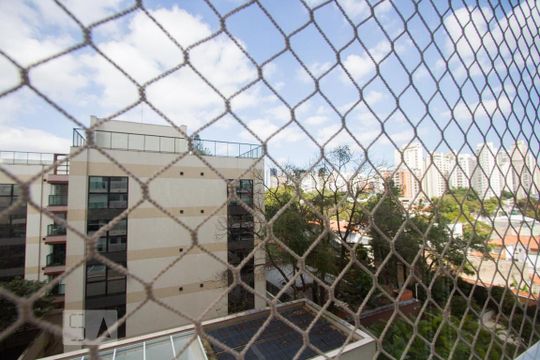 Vista de apartamento para alugar com 1 quarto, 42m² em Brooklin Paulista, São Paulo