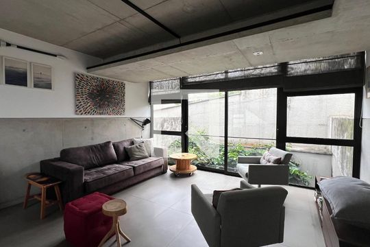 Sala de apartamento para alugar com 1 quarto, 110m² em Vila Madalena, São Paulo