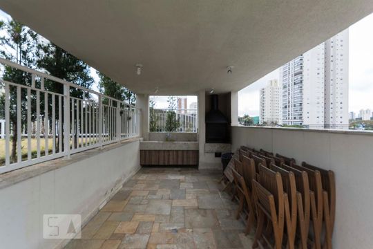 Área comum - Churrasqueira de apartamento à venda com 1 quarto, 37m² em Mirandópolis, São Paulo
