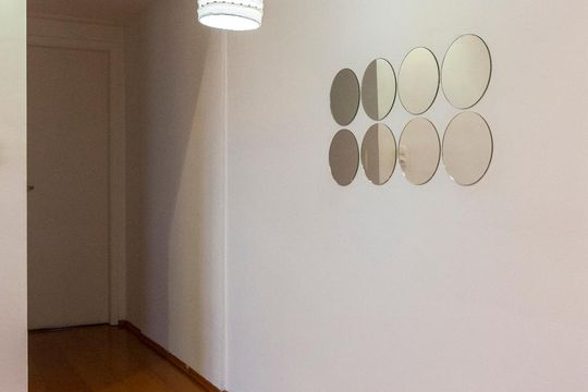 Lustre e Espelho da Sala  de apartamento para alugar com 2 quartos, 55m² em Mooca, São Paulo