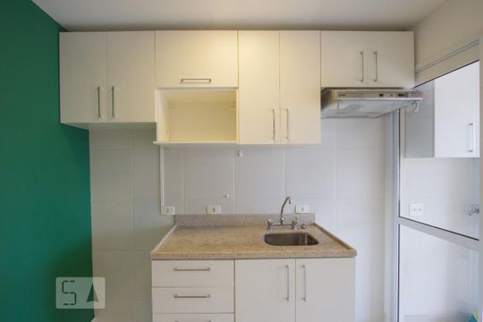 Cozinha de apartamento à venda com 1 quarto, 49m² em Vila Cordeiro, São Paulo