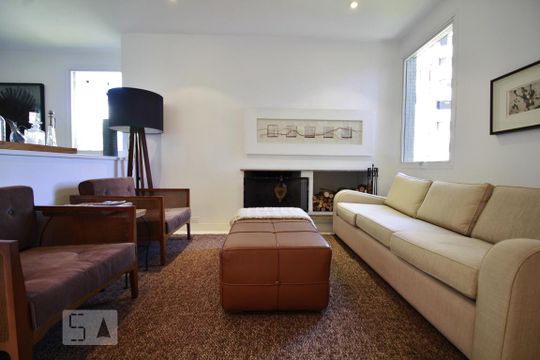 Sala de apartamento à venda com 4 quartos, 327m² em Real Parque, São Paulo