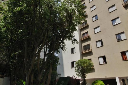 Fachada do prédio de apartamento à venda com 2 quartos, 58m² em Vila Andrade, São Paulo