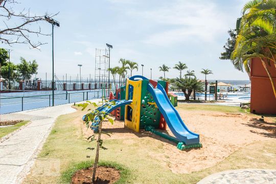 Área Comum - Playground de kitnet/studio para alugar com 1 quarto, 37m² em Asa Norte, Brasília