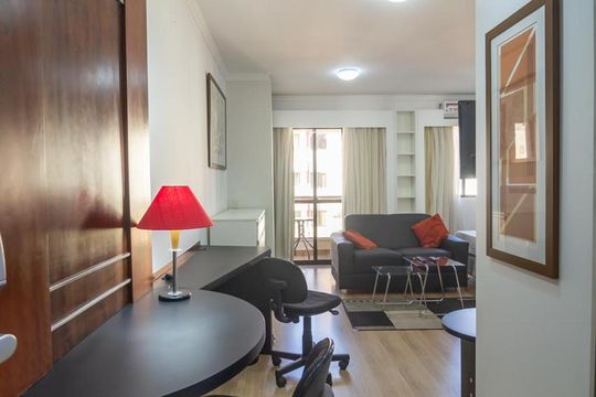 Sala/Quarto de kitnet/studio para alugar com 1 quarto, 37m² em Asa Norte, Brasília