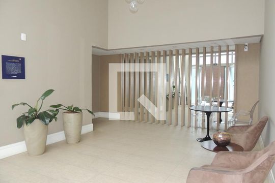 Área comum - Hall de entrada de apartamento à venda com 1 quarto, 33m² em Santo Amaro, São Paulo