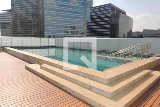Área comum - Piscina de apartamento à venda com 1 quarto, 33m² em Santo Amaro, São Paulo