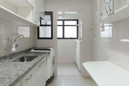 Cozinha de apartamento à venda com 2 quartos, 59m² em Vila Mazzei, São Paulo