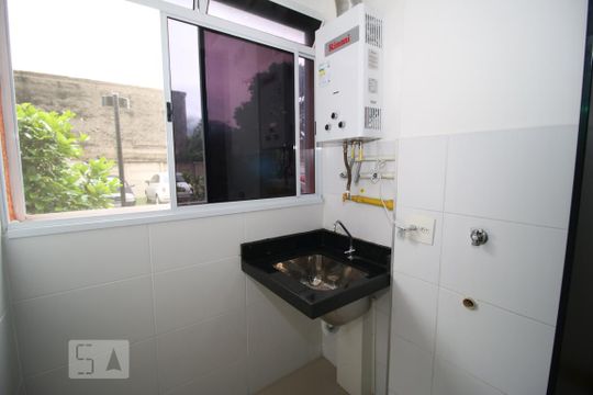 Área de Serviço de apartamento à venda com 2 quartos, 47m² em Curicica, Rio de Janeiro