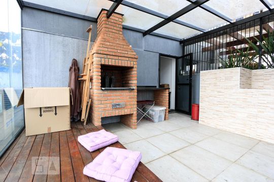 Churrasqueira privativa de apartamento à venda com 1 quarto, 140m² em Vila Suzana, São Paulo