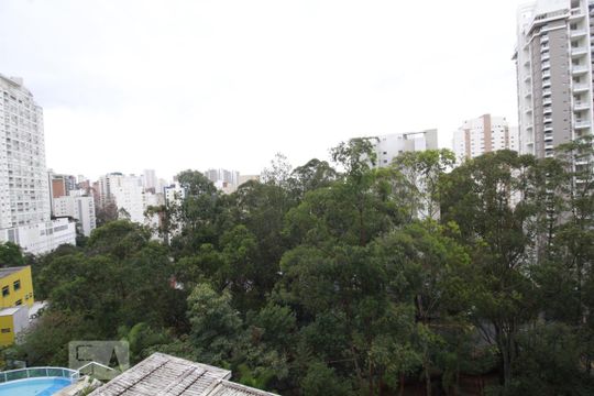 Vista da varanda de apartamento à venda com 3 quartos, 138m² em Vila Andrade, São Paulo