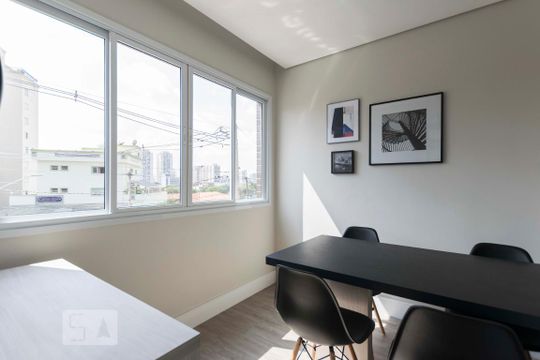 Área comum - Office de apartamento para alugar com 1 quarto, 35m² em Cambuci, São Paulo