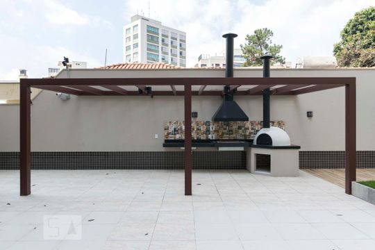 Área comum - Churrasqueira de apartamento para alugar com 1 quarto, 35m² em Cambuci, São Paulo