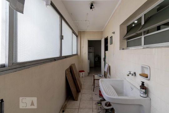 Área de Serviço de apartamento para alugar com 3 quartos, 105m² em Itaim Bibi, São Paulo