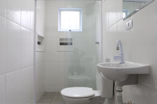 Banheiro da Suíte de apartamento para alugar com 1 quarto, 40m² em Vila Osasco, Osasco