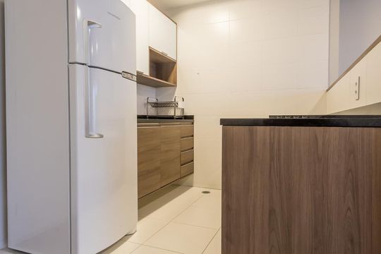 Cozinha de kitnet/studio à venda com 1 quarto, 50m² em Vila Cruzeiro, São Paulo