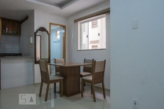 Sala/Cozinha de apartamento à venda com 1 quarto, 35m² em Centro, Rio de Janeiro