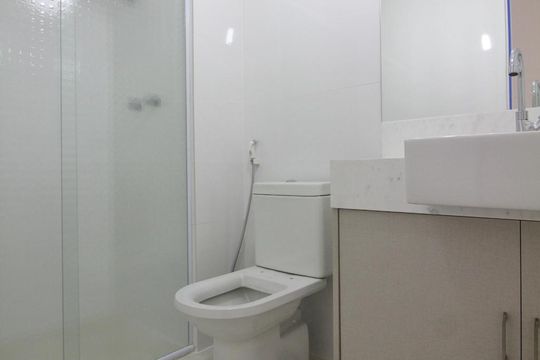 Banheiro de apartamento à venda com 2 quartos, 93m² em Jardim Caboré, São Paulo