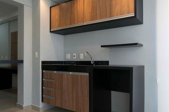 Varanda Gourmet (Armários) de kitnet/studio para alugar com 1 quarto, 35m² em Vila Mariana, São Paulo