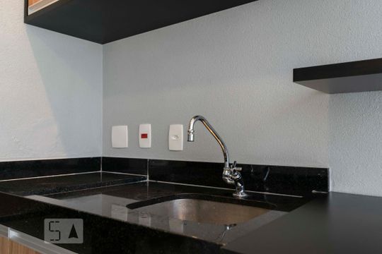Varanda Gourmet (Torneira) de kitnet/studio para alugar com 1 quarto, 35m² em Vila Mariana, São Paulo