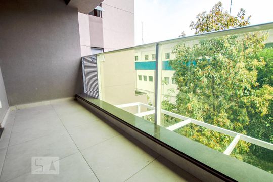 Varanda de kitnet/studio para alugar com 1 quarto, 25m² em Perdizes, São Paulo