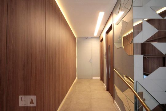 Hall Social de apartamento para alugar com 1 quarto, 45m² em Santa Efigênia, São Paulo