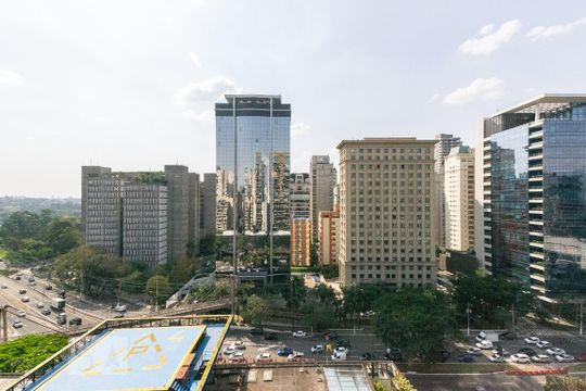 Vista de apartamento para alugar com 1 quarto, 76m² em Vila Olímpia, São Paulo