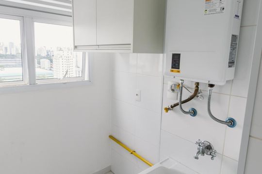 Lavanderia de apartamento à venda com 1 quarto, 45m² em Várzea da Barra Funda, São Paulo