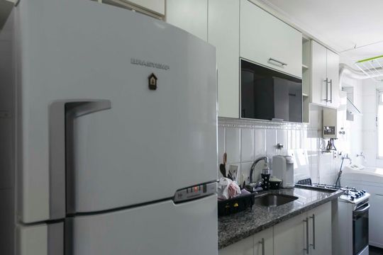 Cozinha (Armários) de apartamento à venda com 2 quartos, 63m² em Jardim Previdência, São Paulo