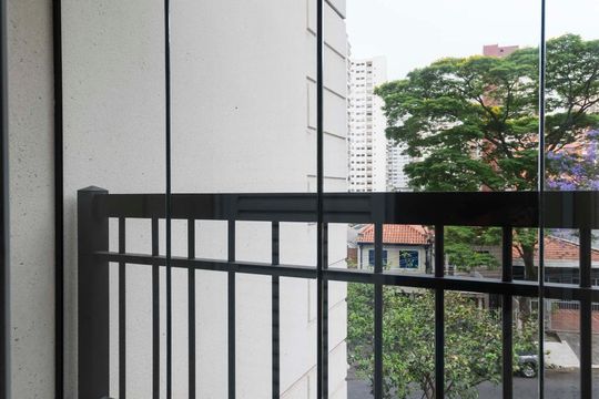 Suíte - Varanda de apartamento para alugar com 2 quartos, 80m² em Vila Mariana, São Paulo