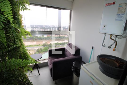 Varanda Cozinha de apartamento para alugar com 2 quartos, 140m² em Jardim Fonte do Morumbi, São Paulo