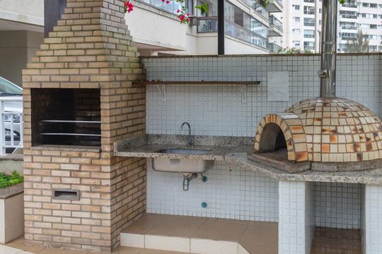 Churrasqueira de apartamento à venda com 3 quartos, 78m² em Recreio dos Bandeirantes, Rio de Janeiro
