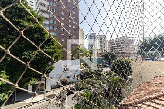 Vista da Varanda da Sala de apartamento à venda com 1 quarto, 60m² em Aclimação, São Paulo