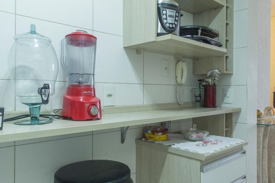Cozinha de apartamento para alugar com 3 quartos, 86m² em Jardim Messina, Jundiaí