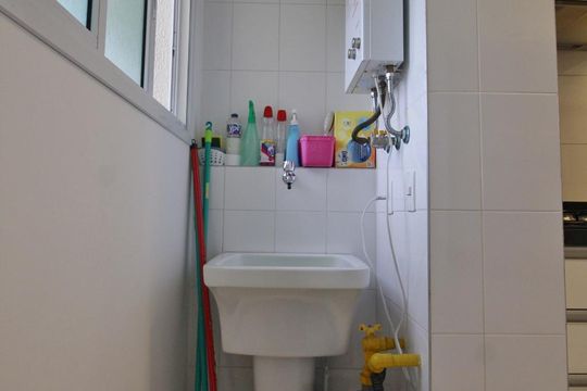 Área de serviço de apartamento para alugar com 1 quarto, 51m² em Vila Andrade, São Paulo