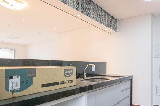 Cozinha de apartamento à venda com 2 quartos, 104m² em Centro, São Bernardo do Campo