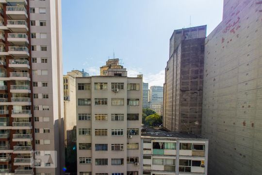 Vista de apartamento à venda com 1 quarto, 47m² em Centro, São Paulo
